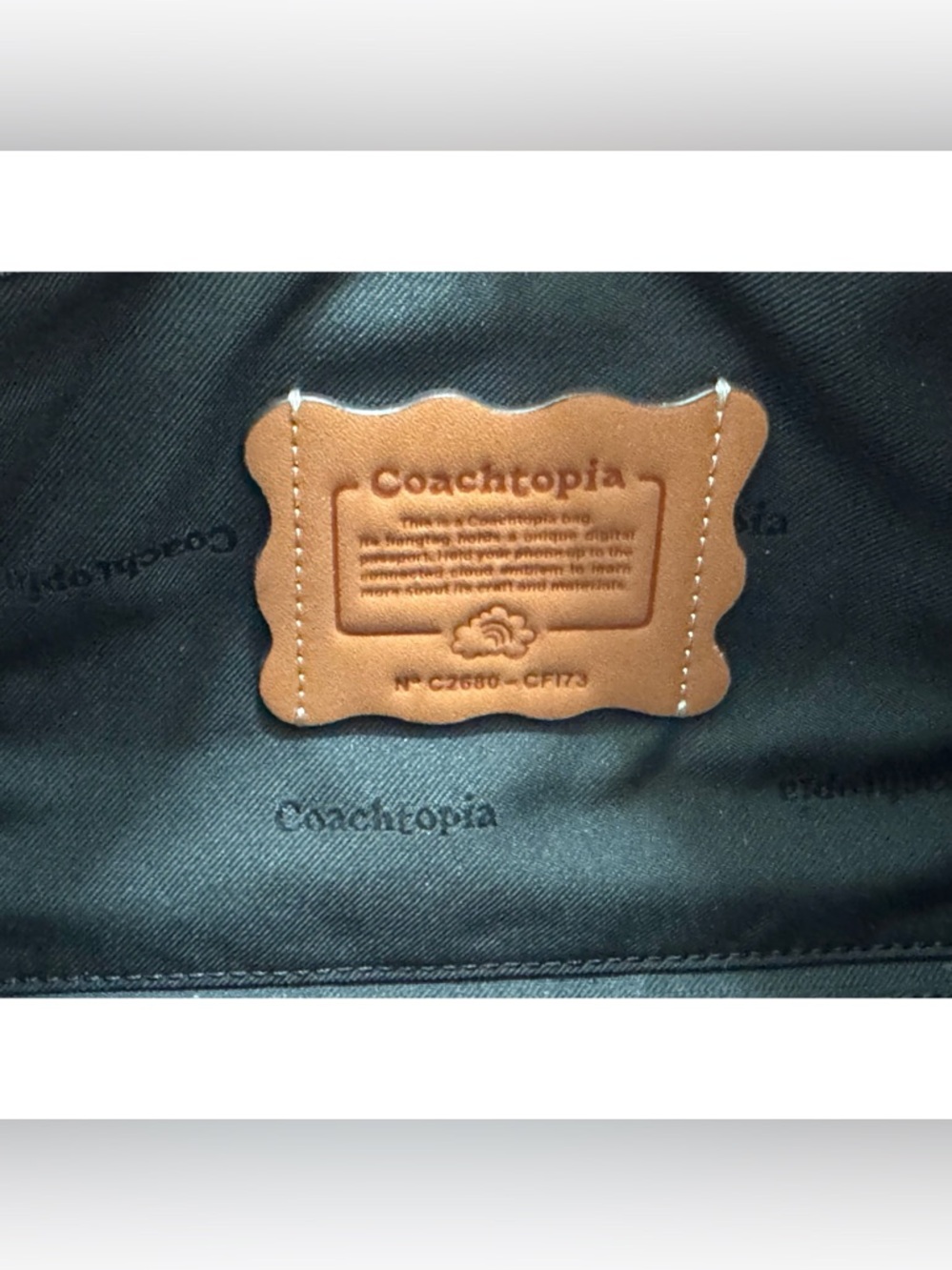 COACH Alter/Ego Slouchy Shoulder Bag, BLACK/ CHALK - Picture 10 of 13